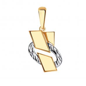 Золотая подвеска Александра кл4111бсбк фото