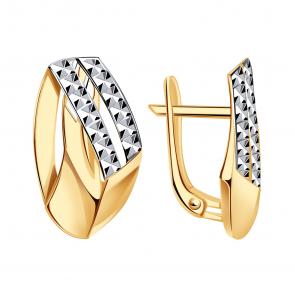 Золотые серьги Александра кл4157асбк фото