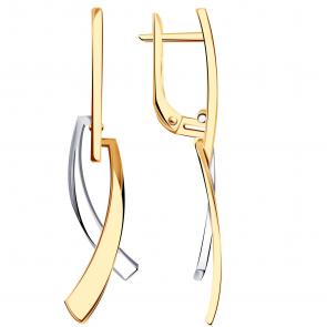 Золотые серьги Александра кл4224асбк фото