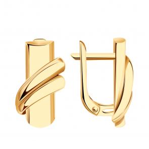 Золотые серьги Александра кл4235аск фото