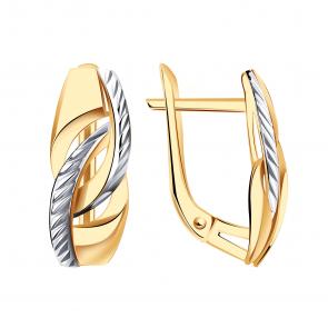 Золотые серьги Александра кл4330асбк фото