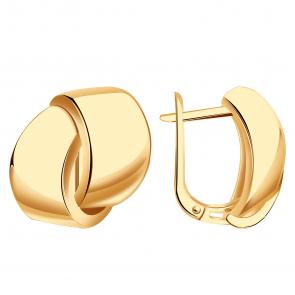 Золотые серьги Александра кл4352аск фото