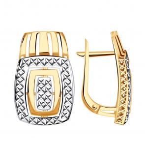 Золотые серьги Александра кл4368асбк фото