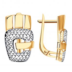 Золотые серьги Александра кл4369асбк фото