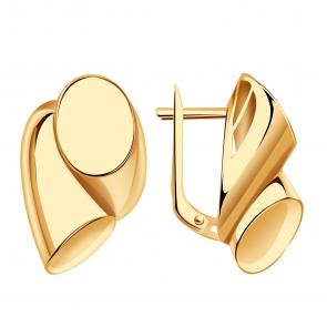 Золотые серьги Александра кл4409аск фото