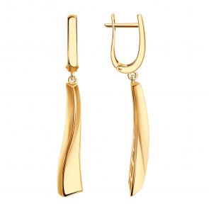 Золотые серьги Александра кл4428аск фото