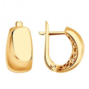 Золотые серьги Александра кл4508аск фото