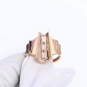 Золотое кольцо Александра с фианитом кл4623ск фото