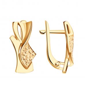 Золотые серьги Александра кл4728аск фото