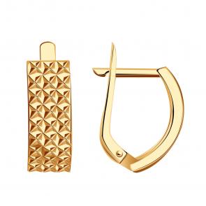 Золотые серьги Александра с470ск фото