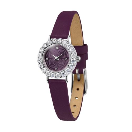 Серебряные часы Часовой завод Ника с фианитом 0377W.2.9.87A фото