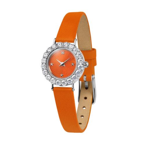 Серебряные часы Часовой завод Ника с фианитом 0377W.2.9.87D фото