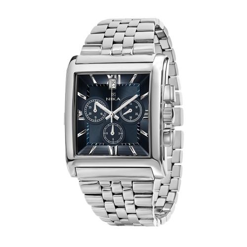 Серебряные часы Часовой завод Ника с кварцем и ювелирным кристаллом 1064.0.9.83H.160 фото