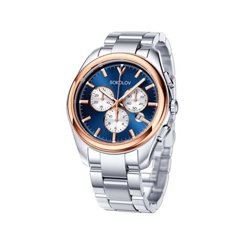 Золотые часы SOKOLOV с сапфировым стеклом 139.01.71.000.04.01.3 фото