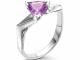 Серебряное кольцо АЛЬКОР с аметистом