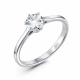 Кольцо из белого золота ERA Jewellery с бриллиантом