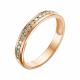 Золотое кольцо ERA Jewellery с коньячным бриллиантом