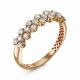 Золотое кольцо ERA Jewellery с коньячным бриллиантом