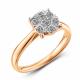 Золотое кольцо ERA Jewellery с бриллиантом