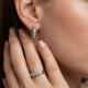 Кольцо из белого золота ERA Jewellery с бриллиантом