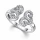 Серебряное кольцо АЛЬКОР с фианитом