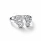 Серебряное кольцо АЛЬКОР с фианитом