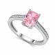 Серебряное кольцо АЛЬКОР с фианитом