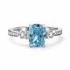 Серебряное кольцо АЛЬКОР с бриллианитом и фианитом