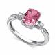 Серебряное кольцо АЛЬКОР с бриллианитом и фианитом