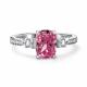 Серебряное кольцо АЛЬКОР с бриллианитом и фианитом