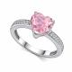 Серебряное кольцо АЛЬКОР с фианитом
