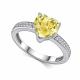 Серебряное кольцо АЛЬКОР с фианитом