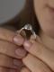 Серебряное кольцо АЛЬКОР с горным хрусталём