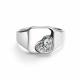Серебряное кольцо АЛЬКОР с фианитом