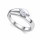 Серебряное кольцо АЛЬКОР с фианитом