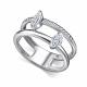 Серебряное кольцо АЛЬКОР с фианитом