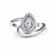 Серебряное кольцо АЛЬКОР с фианитом
