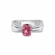 Серебряное кольцо АЛЬКОР с бриллианитом