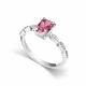 Серебряное кольцо АЛЬКОР с бриллианитом и фианитом