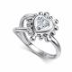 Серебряное кольцо АЛЬКОР с фианитом