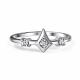 Серебряное кольцо АЛЬКОР с бриллиантом