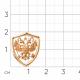 Золотая брошь Мастер Бриллиант