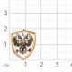 Золотая брошь Мастер Бриллиант