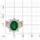 Золотое кольцо Мастер Бриллиант с бриллиантом