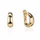 Серьги из лимонного золота ТД Эстет