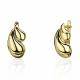 Серьги из лимонного золота ТД Эстет