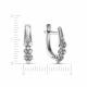 Серьги из белого золота ERA Jewellery с бриллиантом