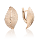 Золотые серьги Platina