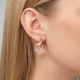 Золотые серьги Platina с фианитом