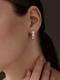 Серебряные серьги АЛЬКОР с фианитом